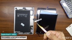Apple iPad 5. Nesil - A1822 | Ön Kamera ve Batarya Değişimi