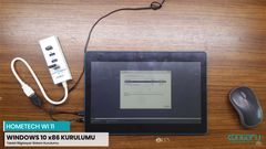 HOMETECH Wi 11 Tablet Bilgisayar Windows 10 x86 Kurulum Format Atma