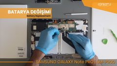 SAMSUNG Galaxy Note Pro 12.2 | SM-P900 - Batarya Değişimi