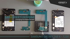 Samsung Galaxy Tab 4 - T230 | Şarj Soketi Değişimi