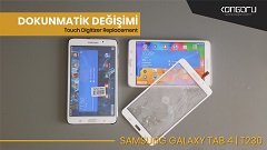 Samsung Galaxy Tab 4 - T230 | Dokunmatik Ön Cam Değişimi
